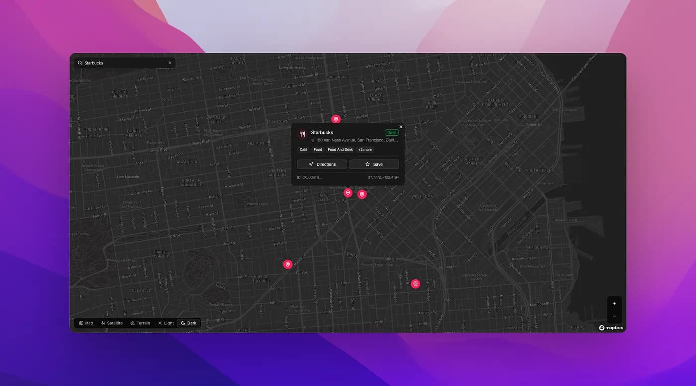 Build Modern Maps in Next.js with Mapbox and shadcn/ui